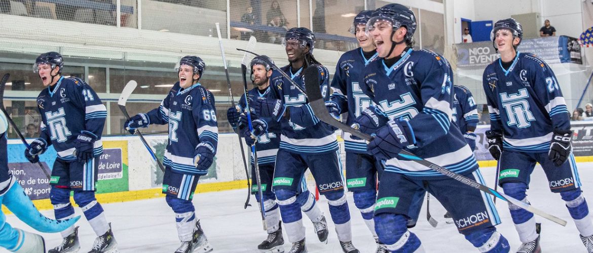 joueurs de l'équipe de hockey de Tours