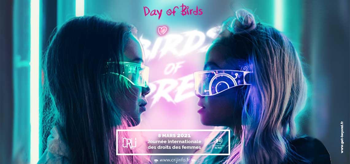 Day of Birds Birds of Prey - 8 mars 2021 - Journée internationale des droits des femmes - www.crijinfo.fr - www.get-beyond.fr