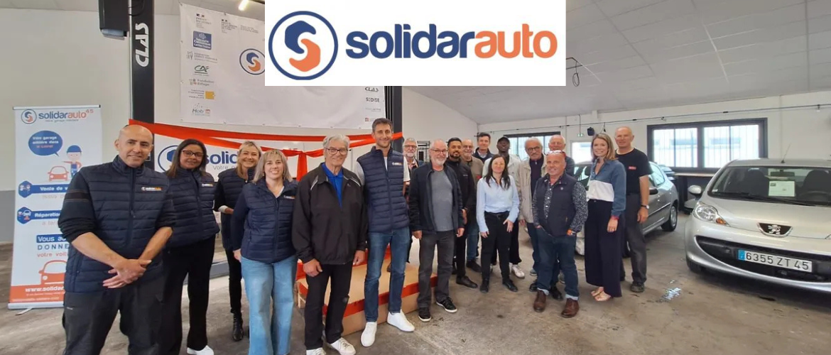 L'équipe de Solidarauto 45 © Radio France - Camille Huppenoire
