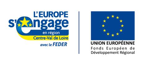 L'Europe s'engage en région Centre-Val de Loire avec le Feder & Union Européenne fonds européen de Développement Régional